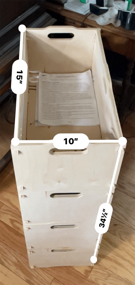 Wood crate