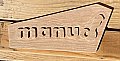 ManUp - reminder plaque