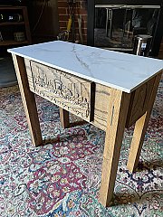 Side table with Religious Themes