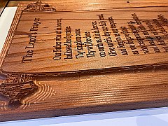 Lords Prayer wall plaque