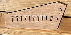 ManUp - reminder plaque