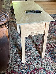 Side Table with Engraving