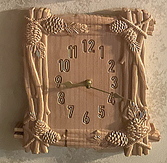 Woodsy Wall Clock