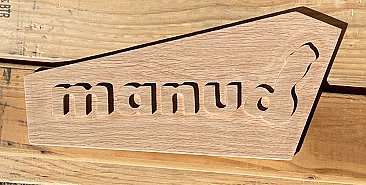 ManUp - reminder plaque