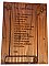 Lords Prayer wall plaque
