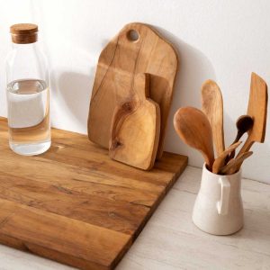 Teak Tasting Spoon Set